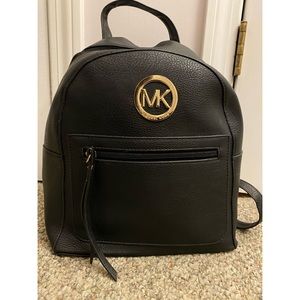 Michae Kors Black Mini Backpack